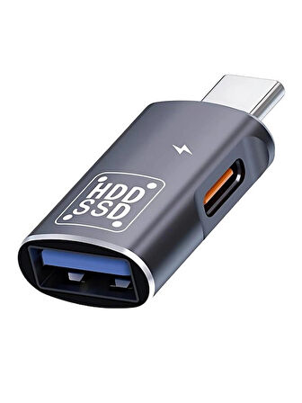 Type C Usb 3.0 Otg Hızlı Şarj Çevirici Dönüştürücü Adaptör PD12W