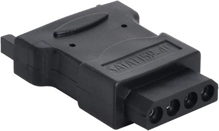Zilevo 4 Pin Molex IDE'den 15 Pin SATA'ya Güç Adaptörü Dönüştürücü, Sata Erkek, Molex Dişi Konnektör