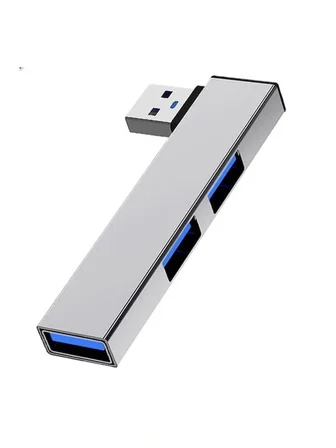 Zilevo USB 3.0 Hub 3 Portlu Çoklayıcı Alüminyum Gri Renkli