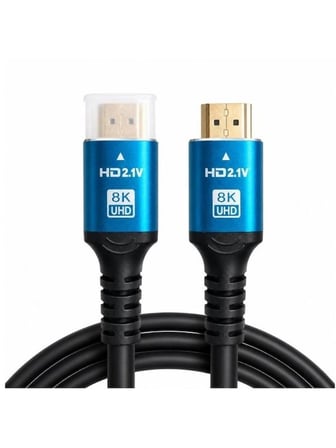 Zilevo 8K Ultra HD 2.1V 48Gbps Hdmi Kablo 1.5 Metre Altın Kaplama Led Tv