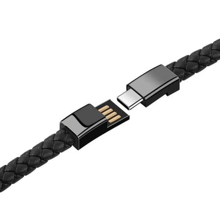 Samsung Uyumlu Usb To Type C Telefon Şarj Ve Veri Kablosu Bileklik Tasarımlı