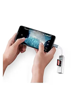 USB To 3XUSB + SD + MicroSD Kart Okuyucu Çevirici Adaptör