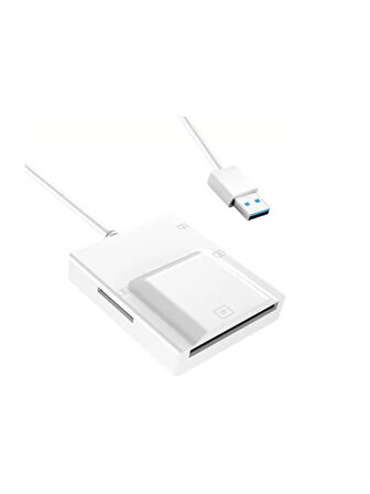 USB 3.0 Kablolu SD - Micro SD - CompactFlash - TF Çoklu Kart Okuyucu