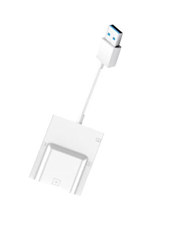 USB 3.0 Kablolu SD - Micro SD - CompactFlash - TF Çoklu Kart Okuyucu