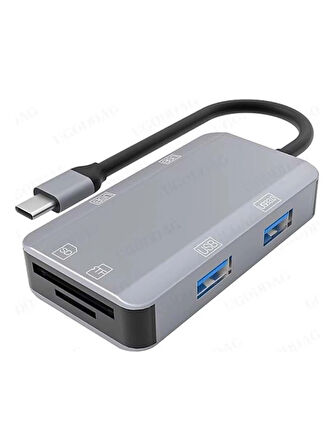 6 IN 1 USB-C MULTİ-FUNCTİON ÇEVİRİCİ