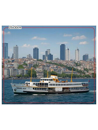 Vapur Resimli 25X30 Mouse Pad
