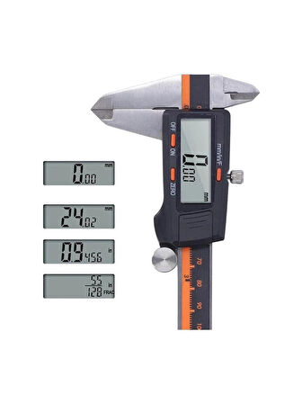 150 x 0.01 mm Dijital Paslanmaz Çelik Elektronik Hassas Kumpas