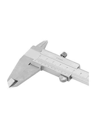 Profesyonel Mekanik Kumpas 150mm / 0.02mm - Paslanmaz Çelik Sürmeli Kumpas