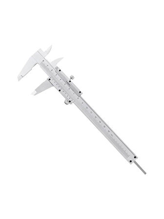150mm / 0.02mm Paslanmaz Çelik Mekanik Kumpas - Sürgülü Manuel Kumpas