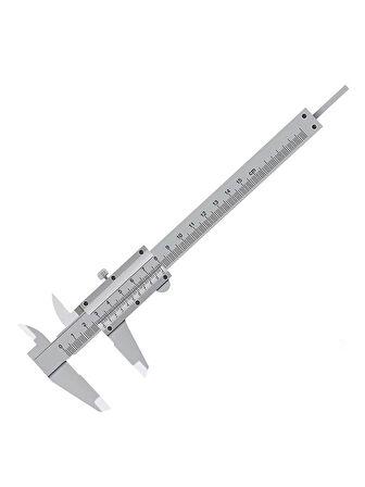 150mm / 0.02mm Paslanmaz Çelik Mekanik Kumpas - Sürgülü Manuel Kumpas