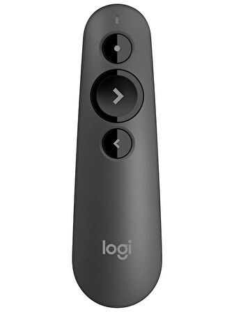 Logitech R500 Laser Sunum Kumandası, Kablosuz, 20m Menzil, Bluetooth ve USB Bağlantı, Mac ve Windows