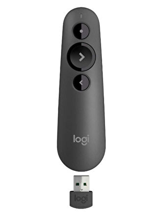 Logitech R500 Laser Sunum Kumandası, Kablosuz, 20m Menzil, Bluetooth ve USB Bağlantı, Mac ve Windows