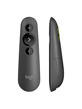 Logitech R500 Laser Sunum Kumandası, Kablosuz, 20m Menzil, Bluetooth ve USB Bağlantı, Mac ve Windows