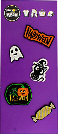 Halloween Patch Set Cadılar Bayramı Patch Yama Seti Set-02 Purple