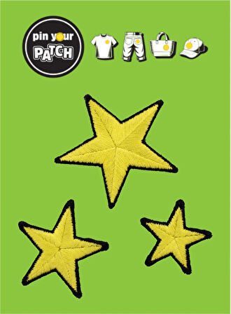 Ütü ile Yapışan Yama 7043 Yıldızlar