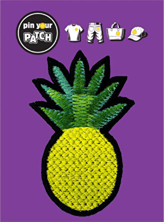Ütü ile Yapışan Yama 7053 Ananas
