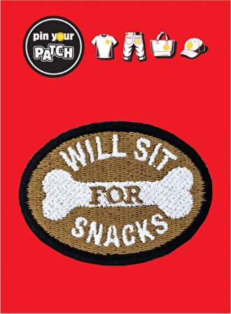 Ütü ile Yapışan Yama 7054 Kemik