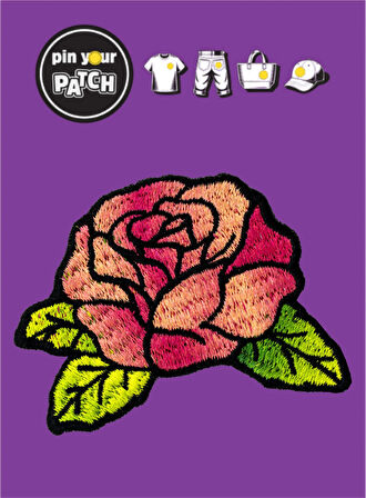 Ütü ile Yapışan Yama 7058 Gül