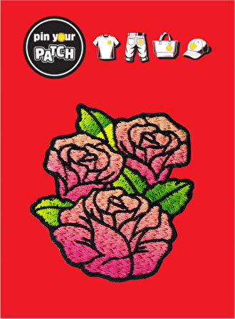 Ütü ile Yapışan Yama 7059 Güller