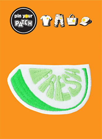 Ütü ile Yapışan Yama 7060 Yeşil Limon