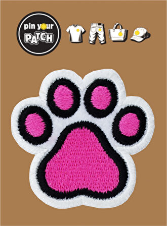 Ütü ile Yapışan Yama 7064 Köpek Patisi