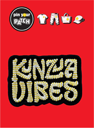 Ütü ile Yapışan Yama 7080 Yazı Kinza Vibes