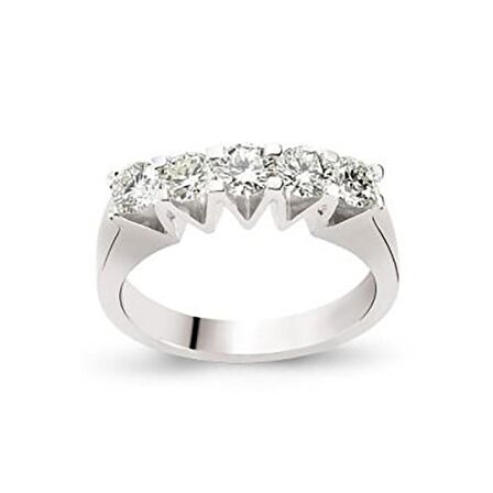 Bilezikhane Pırlanta Beştaş Yüzük 1.00 Karat G VS