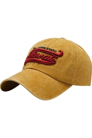 Tezzgelsin Unisex Eskitme Hawaii Nakışlı Ayarlanabilir Beyzbol Kep Şapka