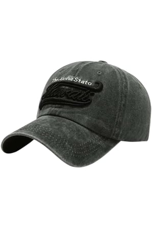 Tezzgelsin Unisex Eskitme Hawaii Nakışlı Ayarlanabilir Beyzbol Kep Şapka 2'li Set