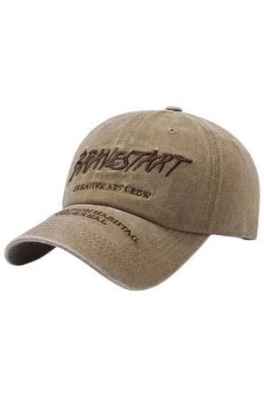 Tezzgelsin Unisex Eskitme BRAVESTART Nakışlı Ayarlanabilir Beyzbol Kep Şapka 2'li Set