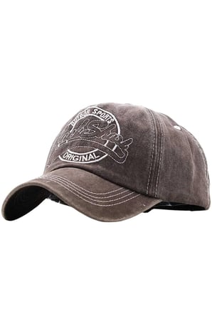 Tezzgelsin Unisex Eskitme Rock Shark Nakışlı Ayarlanabilir Beyzbol Kep Şapka 2'li Set