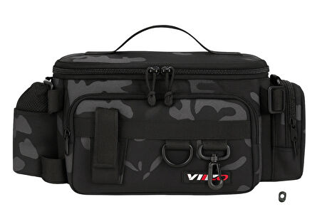 POYRAZ Avcı Balıkçı Çantası Kamuflaj Balık Aksesuar Çantası Su İtici