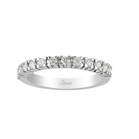 0.34 Ct Pırlanta Yarım Tur Yüzük