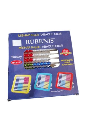 Rubenis RAS-100 Mishap Küçük Abacus Abaküs Hesap Makinesi Matematik Ders Materyali