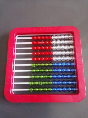Rubenis RAS-100 Mishap Küçük Abacus Abaküs Hesap Makinesi Matematik Ders Materyali