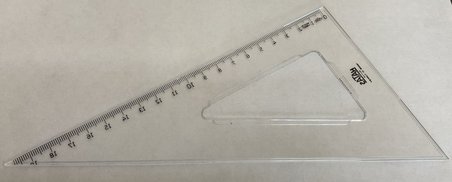 Aristo Çizim Üçgeni 30/60 Derece Şeffaf Plastik 20cm Teknik Çizim Gönye