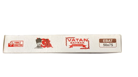 Vatan Bayrak Atalı Türk Bayrağı 50x75 cm 100% Polyester Yerli Üretim
