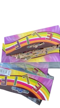Elif Marka Mini Ahşap Mandal Seti - Doğal ve Renkli Seçenekler 25'li Paket Dekoratif Ufak Mandal