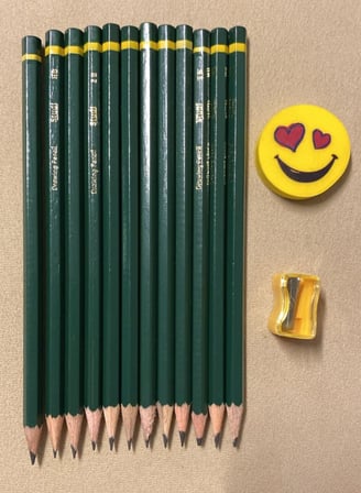 Staedtler Studi Drawing Pencil Çizim Kalemi Seti HB 2B 3B + Silgi + Kalemtıraş 10'lu Set
