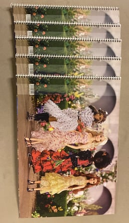 Resim Defteri 25x35 cm 15 Yaprak Spiralli Barbie Desenli Çizim Defteri 5 adet JT994
