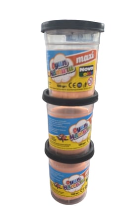 Oyun Hamuru 130gr Turuncu Renk Çocuk Oyun Hamuru 3'lü Set