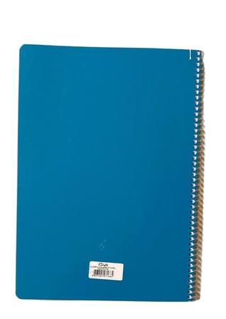 A4 120 Yaprak Spiralli Defter + J.style A4 Spiralli Defter Mavi + Tanex 40'lı Mavi Bordürlü Okul Etiketi Seti Açık Kahverengi