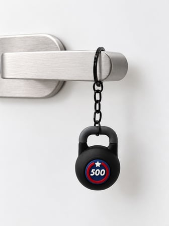 CKSpor Kettlebell Temalı Spor Anahtarlık Fitness Tasarımlı Çanta Aksesuarı A38