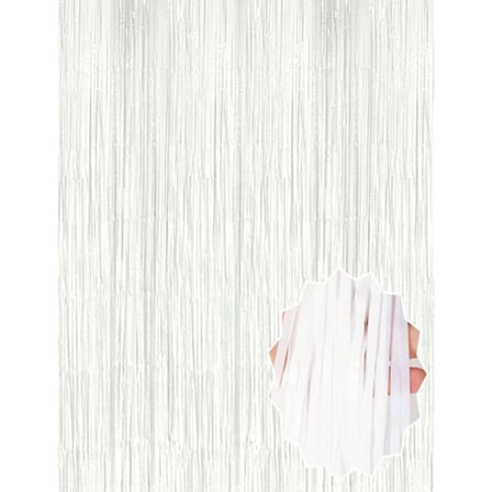 Soft Beyaz Renk Duvar ve Kapı Perdesi İthal 100x200 cm