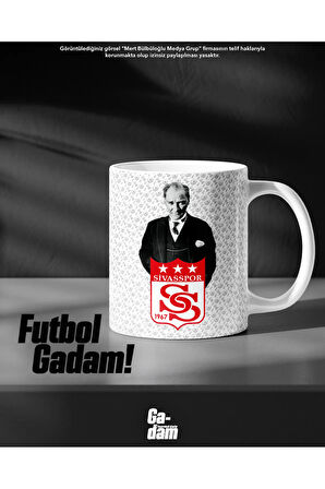 Süper Lig Takım Logolu Atatürk'lü Kupa - Süper Lig Koleksiyonu