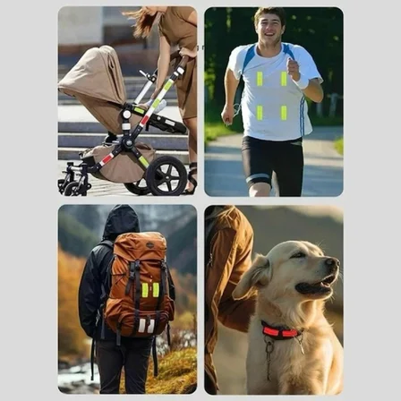 Altıgen Petek Dokulu 10 Adet Reflektör Sticker Seti