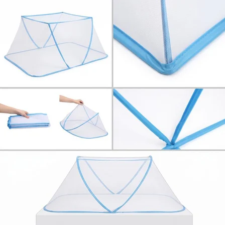 Portatif Bebek ve Çocuk Sinek Koruyucu Cibinlik Tül (50x125 cm) – Katlanabilir Beşik ve Yatak Tülü