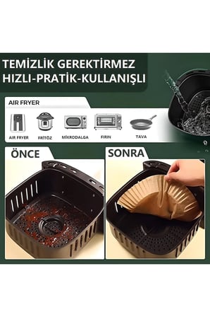Fritöz Pişirme Kağıdı 50 Adet