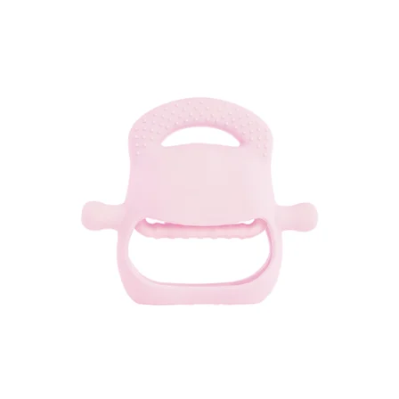 Pembe Bebek Silikon Diş Kaşıyıcı