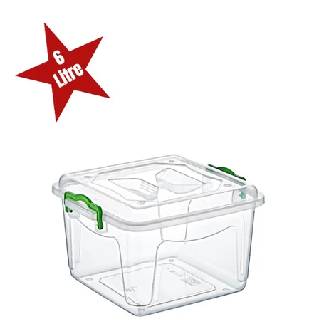 Şeffaf Saklama Kutusu 6 Litre